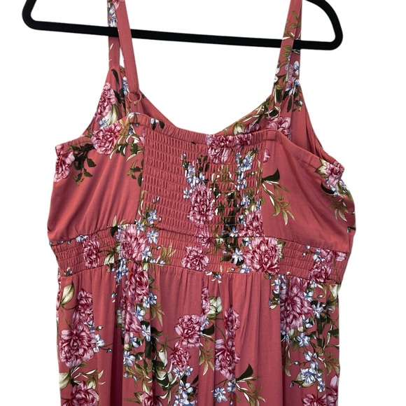 Torrid Pink Floral Jumpsuit with 2 Pockets Plus Size 2 - Picture 7 of 12